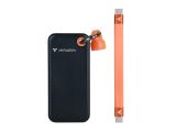 Verbatim Pocket SSD black/orange твърд диск външен снимка №2 Verbatim Pocket SSD black/orange твърд диск външен снимка №2