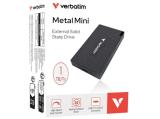 Verbatim Metal Mini SSD твърд диск външен снимка №3 Verbatim Metal Mini SSD твърд диск външен снимка №3