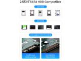 Orico Dock - 2 BAY Offline Clone 2.5/3.5 USB-C/USB-A аксесоари докинг станция снимка №4 Orico Dock - 2 BAY Offline Clone 2.5/3.5 USB-C/USB-A аксесоари докинг станция снимка №4