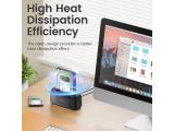 Orico докинг станция Storage - HDD/SSD Dock - 2.5/3.5 inch USB-C/A - DD18C3-EU-BK аксесоари докинг станция снимка №4 Orico докинг станция Storage - HDD/SSD Dock - 2.5/3.5 inch USB-C/A - DD18C3-EU-BK аксесоари докинг станция снимка №4