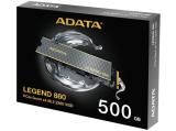 ADATA LEGEND 860 PCIe Gen4 x4 M.2 2280 SSD, SLEG-860-500GCS твърд диск SSD снимка №4 ADATA LEGEND 860 PCIe Gen4 x4 M.2 2280 SSD, SLEG-860-500GCS твърд диск SSD снимка №4