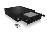 ICY BOX Interchangeable frame, 1xSATA/SAS 3,5/2.5 HDD to 1xSATA host in 5.25 built-in shaft, hot swap, with lock аксесоари преходник/адаптер за монтаж снимка №2