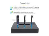 StarTech Standalone 1 to 2 USB Thumb Drive Duplicator and Eraser, USBDUP12 аксесоари дупликатор снимка №3