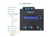 StarTech Standalone 1 to 2 USB Thumb Drive Duplicator and Eraser, USBDUP12 аксесоари дупликатор снимка №4
