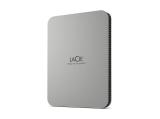LaCie Mobile Drive USB-C Moon Silver, STLP2000400 твърд диск външен снимка №2 LaCie Mobile Drive USB-C Moon Silver, STLP2000400 твърд диск външен снимка №2
