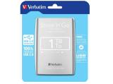 Verbatim Store n Go USB 3.0 Portable Hard Drive Silver, 53071 твърд диск външен снимка №3 Verbatim Store n Go USB 3.0 Portable Hard Drive Silver, 53071 твърд диск външен снимка №3