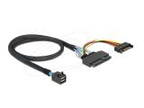 Delock Cable SFF-8643 male > U.2 SFF-8639 female + SATA power connector 50 cm, 84819 аксесоари кабел снимка №2