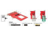 Delock PCI Express x4 Card > 1 x internal U.2 NVMe SFF-8639, 89469 аксесоари преходник/адаптер за монтаж снимка №6 Delock PCI Express x4 Card > 1 x internal U.2 NVMe SFF-8639, 89469 аксесоари преходник/адаптер за монтаж снимка №6