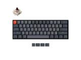 Цена за Keychron K12 Hot-Swappable Aluminum 60% Gateron Brown Switch RGB LED ABS - Bluetooth or USB