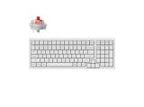Описание и цена на клавиатура за компютър Keychron K4 Pro White Hot-Swappable Full-Size K Pro Red Switch RGB LED 