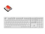 Цена за Keychron K5 Pro White QMK/VIA Full-Size Low-Profile Gateron (Hot Swappable) Red Switches - Bluetooth or USB