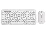 Компютърна клавиатура Logitech Pebble 2 Combo - Tonal White Bluetooth - цена и спецификации Цена за Logitech Pebble 2 Combo - Tonal White - Bluetooth