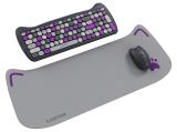 Описание и цена на клавиатура за компютър CANYON HSET-W6 Kitty Edition Wireless combo - Purple 