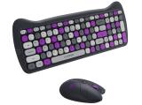 CANYON HSET-W6 Kitty Edition Wireless combo - Purple USB безжична мултимедийна комплект с мишка снимка №3 CANYON HSET-W6 Kitty Edition Wireless combo - Purple USB безжична мултимедийна комплект с мишка снимка №3