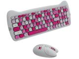 CANYON HSET-W6 Kitty Edition Wireless combo - Pink USB безжична мултимедийна комплект с мишка снимка №3 CANYON HSET-W6 Kitty Edition Wireless combo - Pink USB безжична мултимедийна комплект с мишка снимка №3