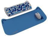 CANYON HSET-W6 Kitty Edition Wireless combo - Blue USB безжична  мултимедийна  комплект с мишка  снимка №2