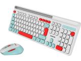 CANYON HSET-W5 Keyboard+Mouse AAA+AA Wireless White USB безжична мултимедийна комплект с мишка снимка №2 CANYON HSET-W5 Keyboard+Mouse AAA+AA Wireless White USB безжична мултимедийна комплект с мишка снимка №2