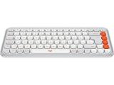 Logitech POP Icon Keys Off White & Orange 920-013072 Bluetooth безжична мултимедийна снимка №2 Logitech POP Icon Keys Off White & Orange 920-013072 Bluetooth безжична мултимедийна снимка №2