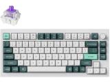 Описание и цена на клавиатура за компютър Keychron Q1 HE QMK 75% Shell White Gateron Double-Rail Magnetic Nebula 