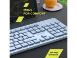 Canyon keyboard HKB-W01 Blue UK/US CNS-HKBW01BL USB безжична мултимедийна снимка №5 Canyon keyboard HKB-W01 Blue UK/US CNS-HKBW01BL USB безжична мултимедийна снимка №5