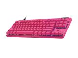 Logitech G PRO X TKL RAPID Magenta 920-013133 USB мултимедийна  снимка №3