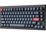 Keychron V1 MAX QMK 75% Carbon Black Yellow Switches Bluetooth or USB безжична  мултимедийна  снимка №5