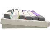 LORGAR Wireless Mechanical Gaming Keyboard Pro KBP7075W Beige USB безжична  мултимедийна  снимка №4