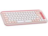 Logitech POP Icon Combo Rose & Off White US International (Qwerty) 920-013142 Bluetooth безжична  мултимедийна  комплект с мишка  снимка №3