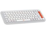 Logitech POP Icon Combo Off White & Orange US International (Qwerty) 920-013141 Bluetooth безжична  мултимедийна  комплект с мишка  снимка №3