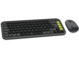 Описание и цена на клавиатура за компютър Logitech POP Icon Combo Graphite & Green US International (Qwerty) 920-013140 