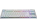 Logitech G915 X LIGHTSPEED TKL Wireless Gaming Keyboard - White Bluetooth or USB безжична мултимедийна снимка №3 Logitech G915 X LIGHTSPEED TKL Wireless Gaming Keyboard - White Bluetooth or USB безжична мултимедийна снимка №3