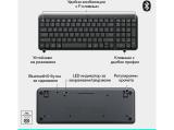 Logitech MK250 Graphite USB безжична  мултимедийна  комплект с мишка  снимка №4
