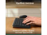 Logitech MK250 Graphite USB безжична  мултимедийна  комплект с мишка  снимка №6