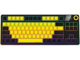 LORGAR KBP70TKLW Wireless TKL Mechanical Gaming Keyboard Pro Black/yellow USB безжична  мултимедийна  снимка №2