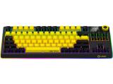 LORGAR KBP70TKLW Wireless TKL Mechanical Gaming Keyboard Pro Black/yellow USB безжична  мултимедийна  снимка №3