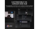 CORSAIR VANGUARD 96 Mechanical Gaming Keyboard, CORSAIR MLX Plasma Black CH-91E921E-NA USB мултимедийна  снимка №3