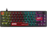 Marvo Gaming Mechanical Keyboard Arma 67 KG935 1K Peach Switches En US USB мултимедийна  снимка №2