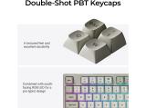Keychron C2 Pro 8K QMK Super Red Switch C2PX-M1 USB мултимедийна  снимка №3