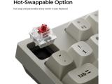 Keychron C2 Pro 8K QMK Super Red Switch C2PX-M1 USB мултимедийна  снимка №4