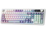 Ajazz Wireless Gaming Mechanical Keyboard AK980 V2 Maillard Switch Purple, White Bluetooth or USB безжична мултимедийна снимка №4 Ajazz Wireless Gaming Mechanical Keyboard AK980 V2 Maillard Switch Purple, White Bluetooth or USB безжична мултимедийна снимка №4