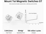 MCHOSE Gaming Mechanical Keyboard Ace 68 Air 8K Mount Tai Magnetic Switch GT US Black USB мултимедийна снимка №6 MCHOSE Gaming Mechanical Keyboard Ace 68 Air 8K Mount Tai Magnetic Switch GT US Black USB мултимедийна снимка №6