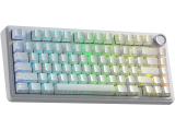Описание и цена на клавиатура за компютър Aula Wireless Gaming Mechanical Keyboard F75HE Black King Magnetic Switch US White 