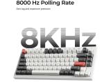 Keychron Q1 Ultra 8K Black Silk POM Switch Banana Bluetooth or USB безжична  мултимедийна  снимка №2