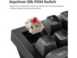 Keychron Q1 Ultra 8K Black Silk POM Switch Banana Bluetooth or USB безжична  мултимедийна  снимка №3