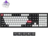 Keychron Q6 HE QMK Gateron Double-Rail Magnetic Switch Carbon Black Bluetooth or USB безжична  мултимедийна  снимка №3
