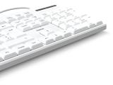 Hama Жична клавиатура CK-200 бяла USB мултимедийна снимка №3 Hama Жична клавиатура CK-200 бяла USB мултимедийна снимка №3