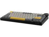 Ajazz Gaming Mechanical Keyboard AK820 V2 Arctic Isle Magnetic Switch US Black Gray Yellow USB мултимедийна  снимка №6