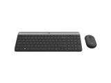 Logitech Slim Wireless Keyboard and Mouse Combo MK470 Graphite USB безжична мултимедийна комплект с мишка снимка №2 Logitech Slim Wireless Keyboard and Mouse Combo MK470 Graphite USB безжична мултимедийна комплект с мишка снимка №2