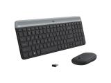 Logitech Slim Wireless Keyboard and Mouse Combo MK470 Graphite USB безжична мултимедийна комплект с мишка снимка №2 Logitech Slim Wireless Keyboard and Mouse Combo MK470 Graphite USB безжична мултимедийна комплект с мишка снимка №2