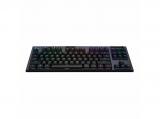 Logitech Gaming Mechanical keyboard G915 TKL Black Lightsync RGB, GL Linear switch USB безжична  мултимедийна  снимка №2